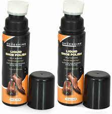 SHOESHINE Neutral Brown Liquid shoe Polish for all Smooth Leather